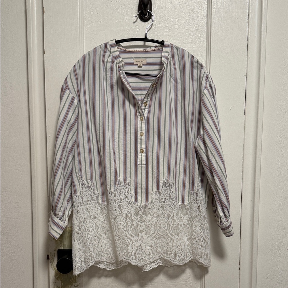 Pilcro Multicolor Striped Top